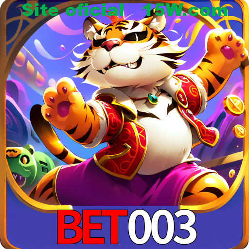 Imagem promocional da Bet003 mostrando a plataforma e suas vantagens